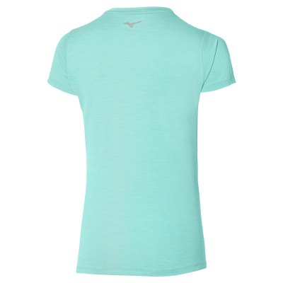 Camisa Mizuno Impulse Core Mujer Turquesa Claro - Chile M185YKSLCU